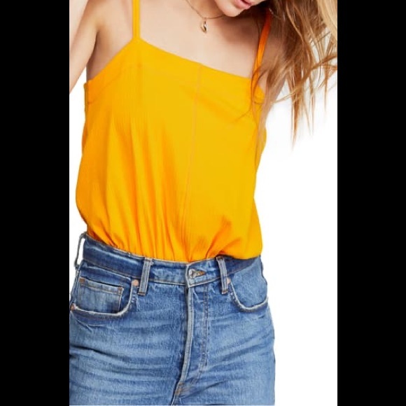 Free People Tops - NWT Free People Marissa Ribbed Bodysuit*